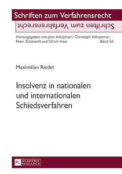 Télécharger le livre :  Insolvenz in nationalen und internationalen Schiedsverfahren