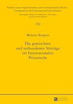 Télécharger le livre :  Die gemischten und verbundenen Vertraege im Internationalen Privatrecht