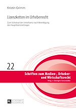 Télécharger le livre :  Lizenzketten im Urheberrecht
