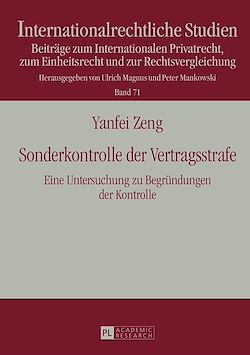 Télécharger le livre :  Sonderkontrolle der Vertragsstrafe