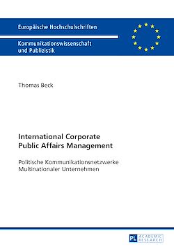 Télécharger le livre :  International Corporate Public Affairs Management
