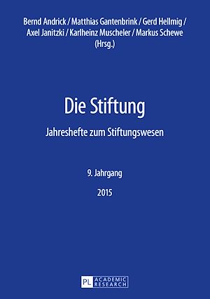 Téléchargez le livre :  Die Stiftung