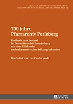 Télécharger le livre :  700 Jahre Pfarrarchiv Perleberg