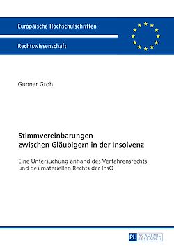 Télécharger le livre :  Stimmvereinbarungen zwischen Glaeubigern in der Insolvenz