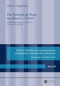Télécharger le livre :  Das Potential der Regel aus «Rylands v. Fletcher»