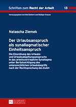 Télécharger le livre :  Der Urlaubsanspruch als synallagmatischer Einheitsanspruch