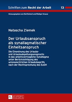Télécharger le livre :  Der Urlaubsanspruch als synallagmatischer Einheitsanspruch