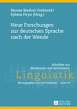 Télécharger le livre :  Neue Forschungen zur deutschen Sprache nach der Wende