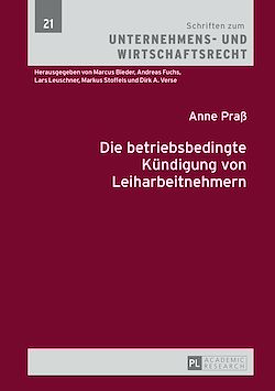 Télécharger le livre :  Die betriebsbedingte Kuendigung von Leiharbeitnehmern