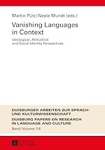 Télécharger le livre :  Vanishing Languages in Context