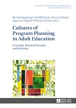 Télécharger le livre :  Cultures of Program Planning in Adult Education