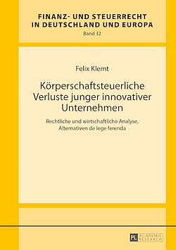 Télécharger le livre :  Koerperschaftsteuerliche Verluste junger innovativer Unternehmen