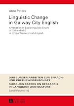 Télécharger le livre :  Linguistic Change in Galway City English
