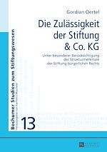 Télécharger le livre :  Die Zulaessigkeit der Stiftung & Co. KG