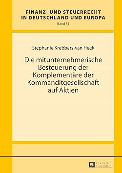 Télécharger le livre :  Die mitunternehmerische Besteuerung der Komplementaere der Kommanditgesellschaft auf Aktien