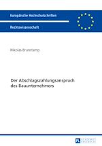 Télécharger le livre :  Der Abschlagszahlungsanspruch des Bauunternehmers