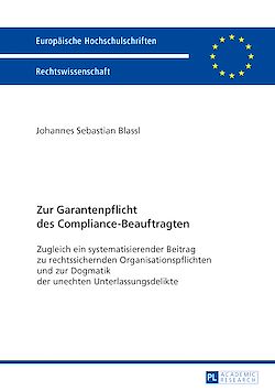 Télécharger le livre :  Zur Garantenpflicht des Compliance-Beauftragten