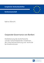 Télécharger le livre :  Corporate Governance von Banken