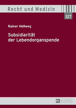 Télécharger le livre :  Subsidiaritaet der Lebendorganspende
