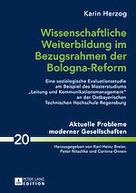 Télécharger le livre :  Wissenschaftliche Weiterbildung im Bezugsrahmen der Bologna-Reform