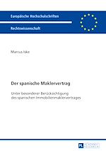 Télécharger le livre :  Der spanische Maklervertrag