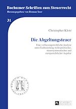 Télécharger le livre :  Die Abgeltungssteuer