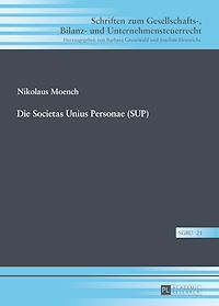 Télécharger le livre :  Die Societas Unius Personae (SUP)