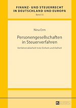 Télécharger le livre :  Personengesellschaften in Steuerverfahren