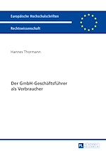 Télécharger le livre :  Der GmbH-Geschaeftsfuehrer als Verbraucher