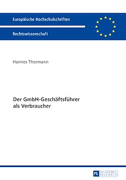 Télécharger le livre :  Der GmbH-Geschaeftsfuehrer als Verbraucher