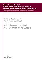 Télécharger le livre :  Mitbestimmungsvielfalt in Deutschland und Europa