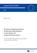 Télécharger le livre :  The Role of Representatives of Minority Shareholders in the System of Corporate Governance