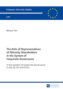 Télécharger le livre :  The Role of Representatives of Minority Shareholders in the System of Corporate Governance