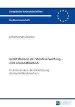 Télécharger le livre :  Rechtsformen der Staatsverwaltung – eine Dekonstruktion