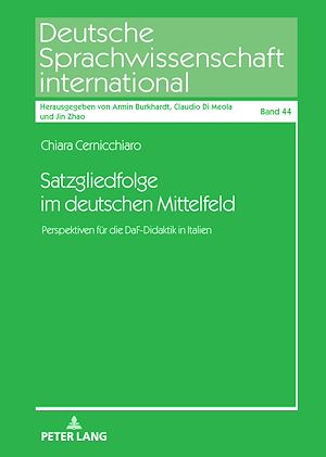 Téléchargez le livre :  Satzgliedfolge im deutschen Mittelfeld