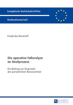 Télécharger le livre :  Die operative Fallanalyse im Strafprozess