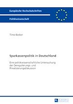 Télécharger le livre :  Sparkassenpolitik in Deutschland