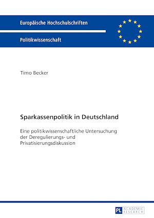 Téléchargez le livre :  Sparkassenpolitik in Deutschland