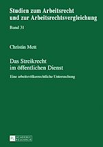 Télécharger le livre :  Das Streikrecht im oeffentlichen Dienst