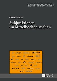 Télécharger le livre :  Subjunktionen im Mittelhochdeutschen