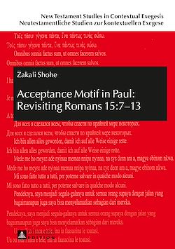 Télécharger le livre :  Acceptance Motif in Paul: Revisiting Romans 15:7–13