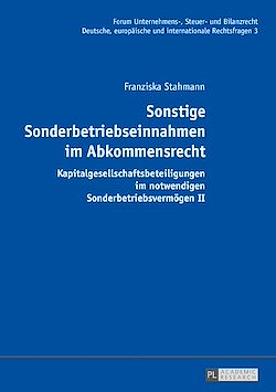 Télécharger le livre :  Sonstige Sonderbetriebseinnahmen im Abkommensrecht
