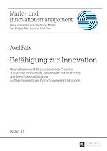 Télécharger le livre :  Befaehigung zur Innovation