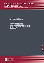 Télécharger le livre :  Gewaehrleistung und Vermoegensbindung bei der AG