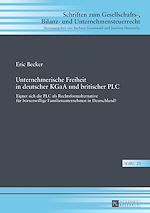 Télécharger le livre :  Unternehmerische Freiheit in deutscher KGaA und britischer PLC