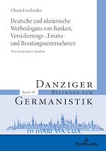 Télécharger le livre :  Deutsche und ukrainische Werbeslogans von Banken,Versicherungs-, Finanz und Beratungsunternehmen