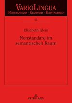 Télécharger le livre :  Nonstandard im semantischen Raum