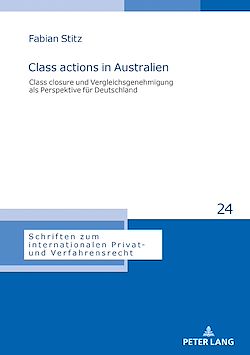Télécharger le livre :  Class actions in Australien