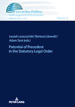 Télécharger le livre :  Potential of Precedent in the Statutory Legal Order