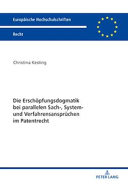 Télécharger le livre :  Die Erschoepfungsdogmatik bei parallelen Sach-, System- und Verfahrensanspruechen im Patentrecht